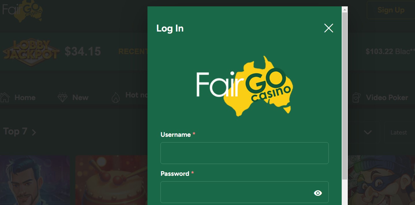 Fair Go Casino Log In Fair Go Casino